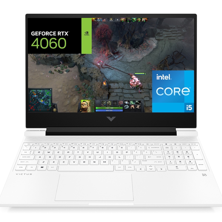 laptop de gaming marca HP cu o rata de refresh de 60 Hz