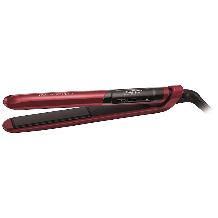 placa de par remington s9600 cu temperatura bariabile, functie turbo boost, rosie