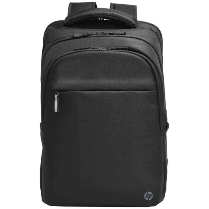 rucsac laptop HP Professional, buzunar RFID, fermoar cu blocare, negru