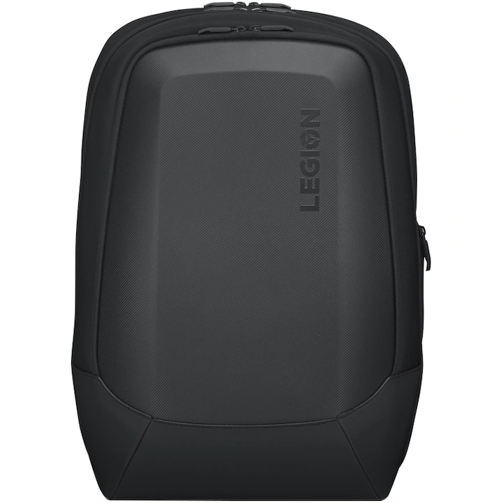 rucsac laptop lenovo, impermeabil, cu buzunare speciale pentru casti, mouse si tastatura, negru