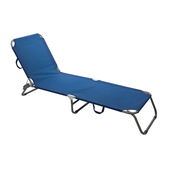 sezlong pentru plaja albastru, mare, pentru o greutate de pana la 100kg
