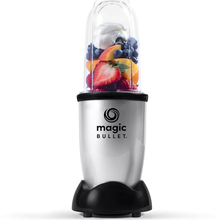blender magicbullet, gri, cu capac inclus