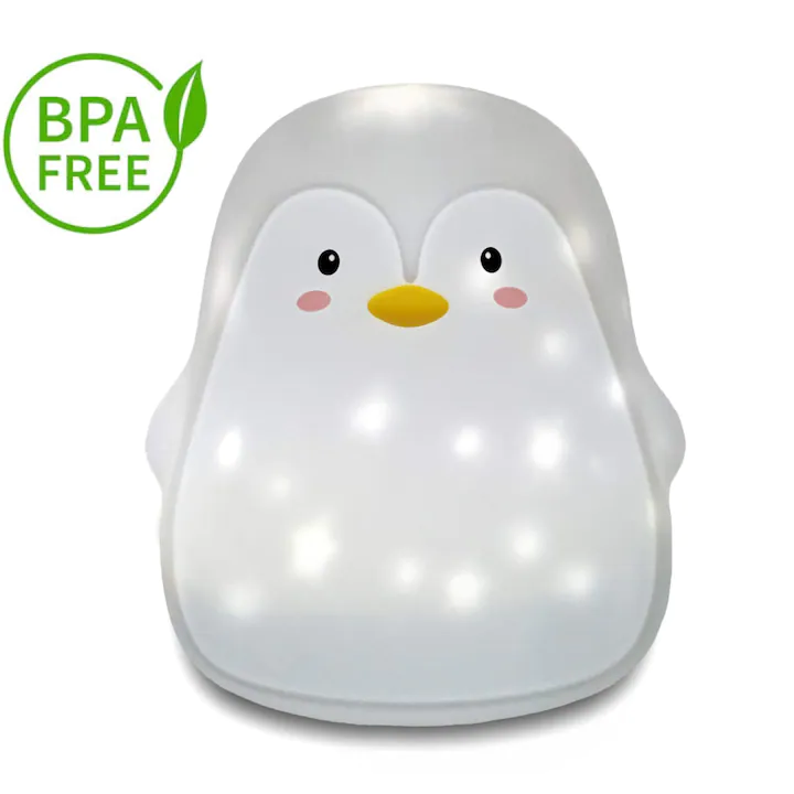 lampa de veghe pinguin cu 3 culori