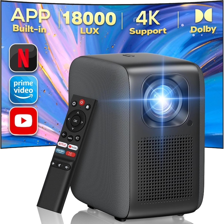 videoproiector cu focalizare puternica