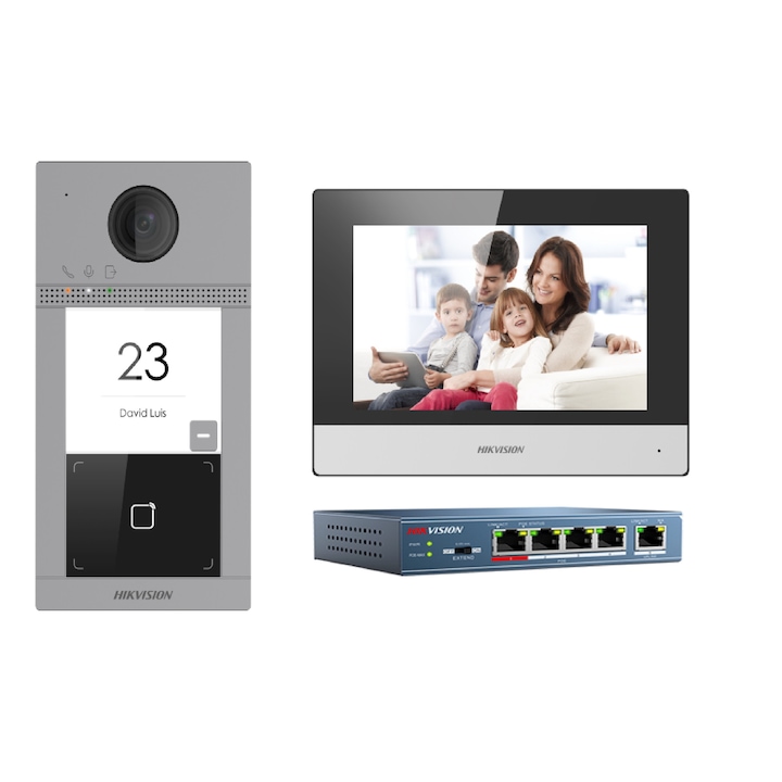 interfon video wireless cu touchscreen