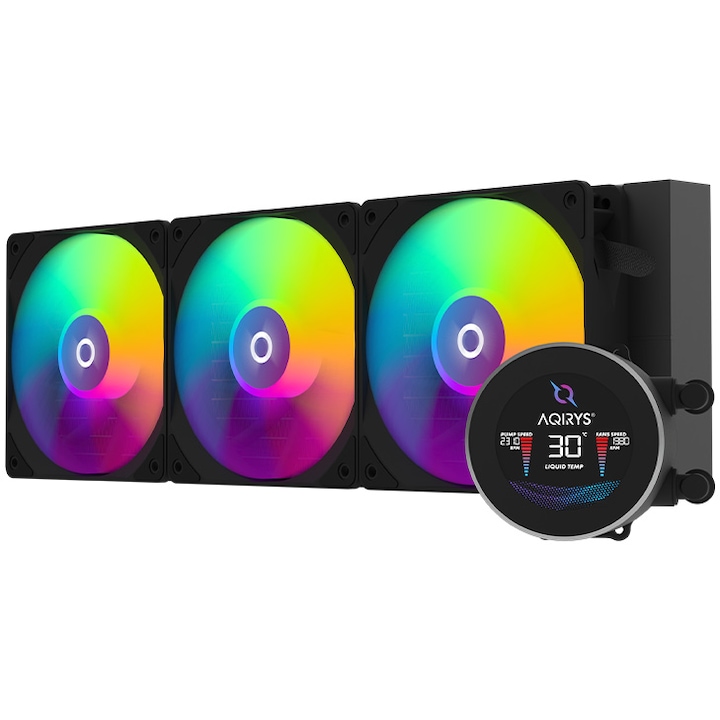 cooler cu iluminare RGB pentru procesor