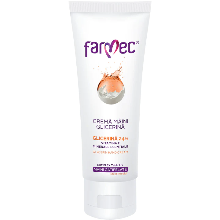 crema de maini Farmec cu glicerina si minerale