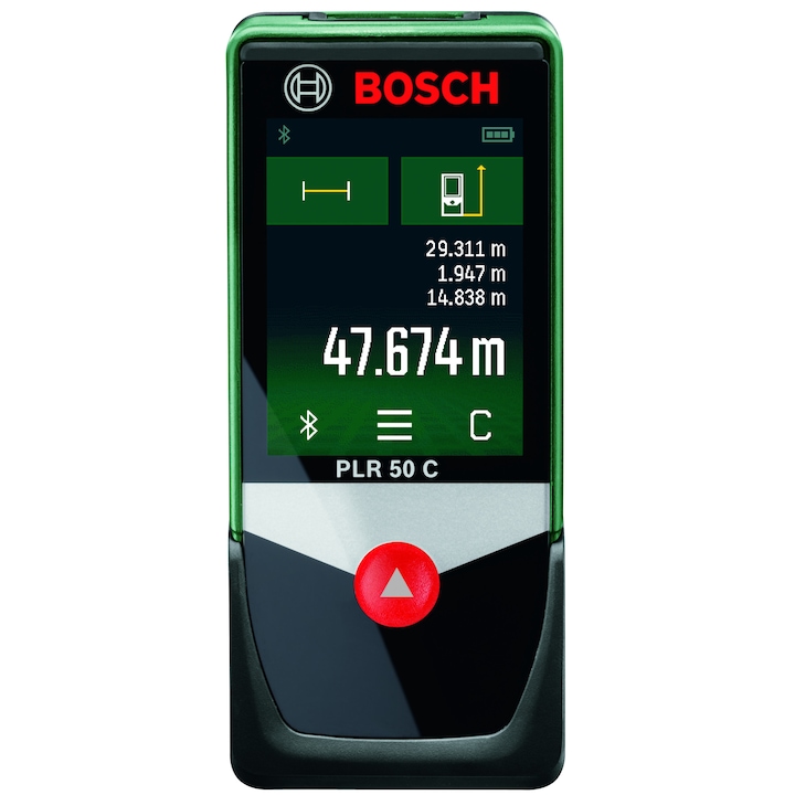 telemetru Bosch cu bluetooth pe baterii