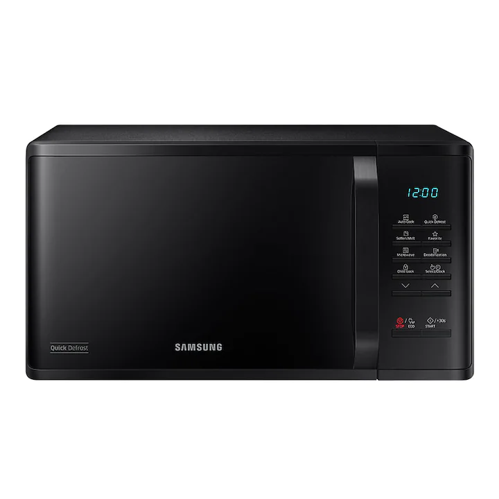 cuptor microunde Samsung MS23K3513 cu interior ceramic, negru
